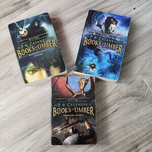 Books of Umber Trilogy Lot 3 PB Catanese Happenstance Found Dragon Games
